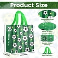 thumbnail image 2 of 24 Pcs Football Party Gift Bags, Reusable Non Woven Sports Goodie Bags with Handles, Large Soccer Theme Favor Tote for Team Gatherings, Game Day Events and Birthday Celebrations, 2 of 8