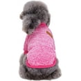thumbnail image 6 of Dog Clothes Dogs Sweater Soft Puppies Clothing Winter Puppy Sweaters Warm Outfit for Dogs Small XXS XS Cat Apparel (X-Large, Rose), 6 of 11