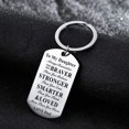 thumbnail image 3 of to My Daughter Inspiration Keychain Keyring Family Graduation Birthday Women Best Friend Jewelry (Love Dad), 3 of 5