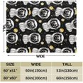 thumbnail image 5 of Boxer Dog Blanket Cute Puppy Throw Blanket Super Soft Flannel Throw Blanket Lightweight Fluffy Plush Fuzzy Bed Blanket for Cute Pet 60"X80", 5 of 6