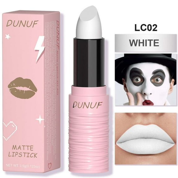 Matte Lipstick, Long Lasting Lip Gloss, Waterproof Sweat Resistant Lipstick for Sports and Cosplay, Easy to Clean Soft Texture Creamy Moisturizing Lipstick with Sleeve Design
