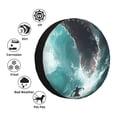 thumbnail image 4 of Balery Surfing Shark Cubiertas para Neumáticos - Protector Resistente para Neumáticos de Camioneta, SUV, Remolque, Camper y RV-17 inch, 4 of 6