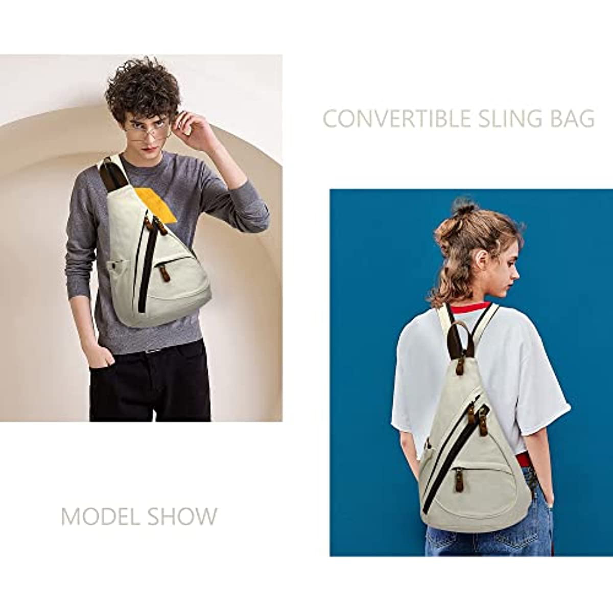 Designer Unisex Chest Bag One Shoulder Men's Vertical Square Bag