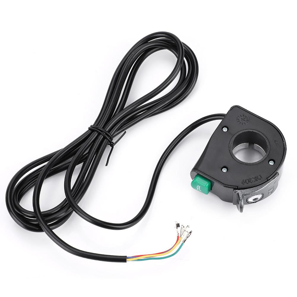 E-Bike Horn Button Cable Switch For 22.5mm Handlebar Electric Bicycle Scooter US
