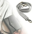 thumbnail image 3 of Correa de repuesto para bolso de hombro, poliéster, elegante, portátil, para hacer bolsos de bricolaje Gris, 3 of 9