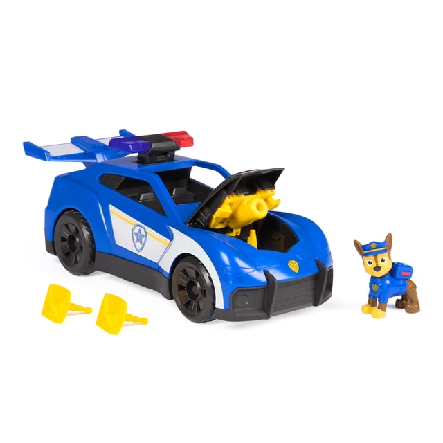 PAW Patrol: Search & Rescue, Chase Launch 'N' Rescue Cruiser with Figure & 2 Projectiles, Lights, Sounds, & Hidden Launcher