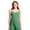 Badge Green, variant on Women's Cotton Stretch Cami With Built-In Bra
