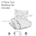 thumbnail image 5 of Sweet Jojo Designs Lavender Watercolor Floral Comforter Set, 5 of 6
