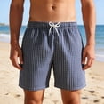 thumbnail image 2 of XEGLSBU Mens Swim Trunks with Liner 9 Inch Summer Swim Trunks Lightweight Beach Shorts with Pockets for Surfing Swimming Dark Blue Size XXL, 2 of 5
