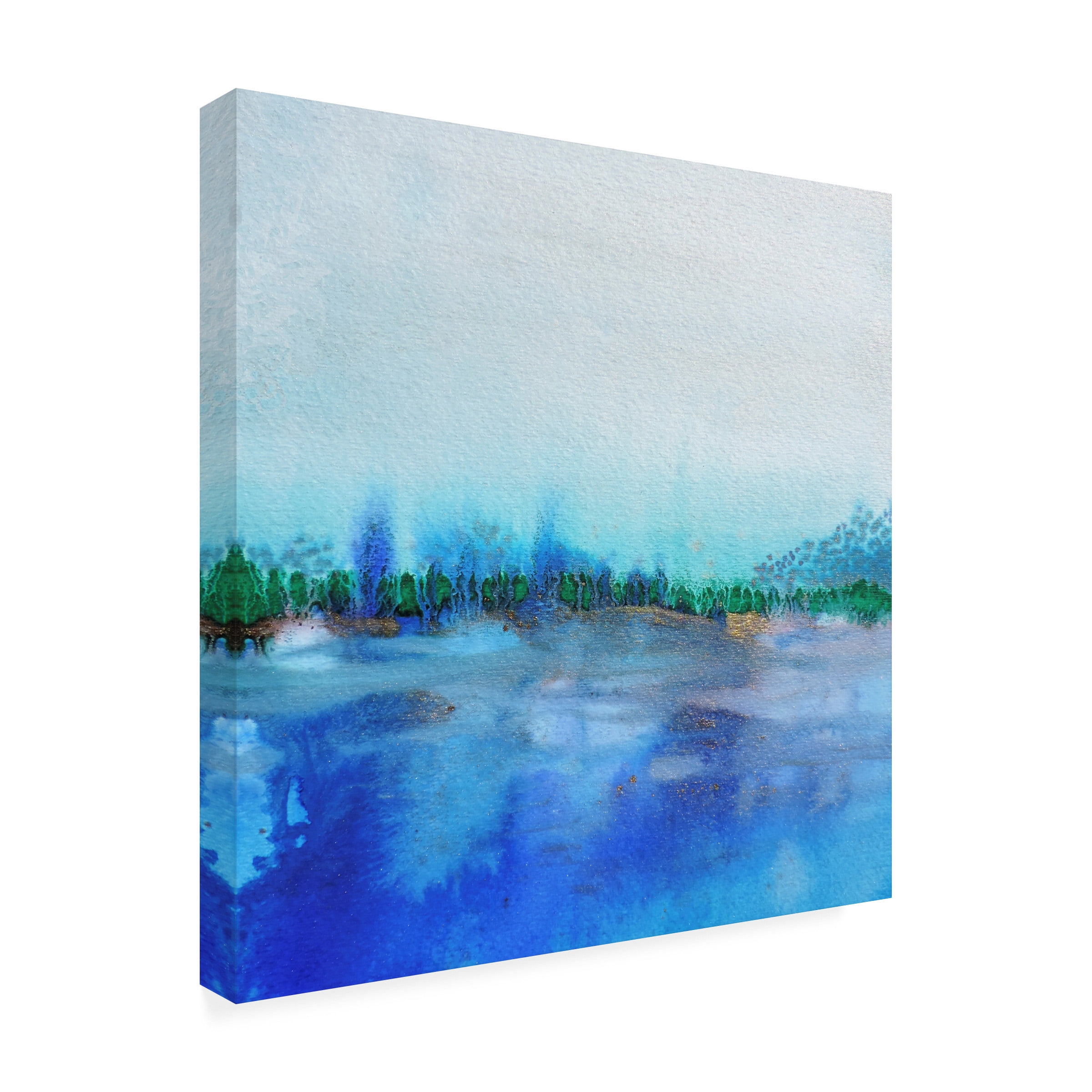 Sylvie Demers 'Eau 1' Canvas Art