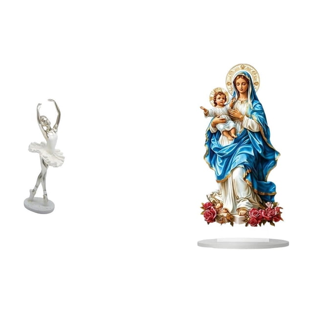 Elegante Adorno De Mesa Moderno De Una Bailarina En Acrílico. Escultura De Arte Creativa Para Dormitorio, Oficina, Decoración Navideña Del Hogar, Chimenea O Entrada.