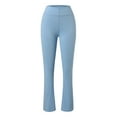 thumbnail image 5 of High-Waisted Stretchy Yoga Leggings for Women - Full-Length Gym Pants with Flared Design, 5 of 5
