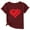 Wine, variant on WREESH Women's Graphic Tee Shirts Valentine's Day Love Heart Printed T-Shirts for 2025 Spring Summer Tops Valentin Gifts Black