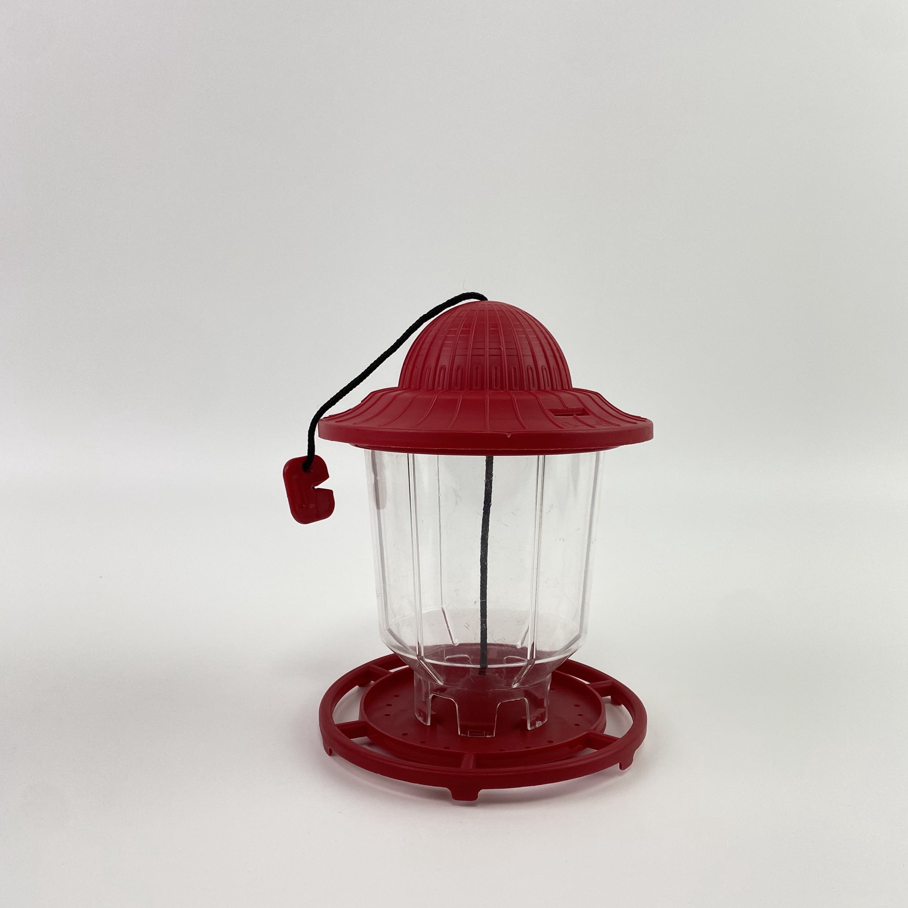 AEVIXOR Bird feeders,Lantern Bird Feeder, Red, 8 inches high 6 inches Wide at top