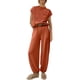 thumbnail image 1 of Lucakuins - Conjunto de pantalones para mujer, camiseta de manga corta con cuello redondo y pantalones largos, atuendo de verano Lucakuins  moda, 1 of 9