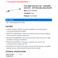 thumbnail image 2 of Front Right Sway Bar Link - Compatible with 2012 - 2015 Mercedes-Benz ML350 2013 2014, 2 of 2
