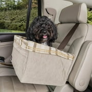 PetSafe Happy Ride Quilted Booster Seat for Dogs and Cats up to 25 lb, Tan
