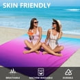 thumbnail image 3 of Manta de playa WIWIGO impermeable a prueba de arena 200x211 cm, 3 of 6