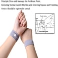 thumbnail image 4 of XIRQI 2026 New 5 Pairs Motion Sickness Nausea Relief Wristbands for Sea Car Flying Pregnant Travel Sickness Bracelet Seasickness Wristband for Cruise, 4 of 7