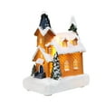 thumbnail image 4 of Abbracc Figurines de Décoration de Collection de Maison de Village de Noël à LED, 4 of 9