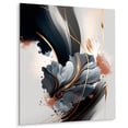 thumbnail image 2 of Designart "Transcending Complexity Gold and Purple II" Abstract Metal Wall Art Prints, 2 of 5
