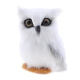 thumbnail image 2 of koolsoo Artificial Feather Animal White Owl Home Decoration Gift Toy Handcraft Realistic, 2 of 6
