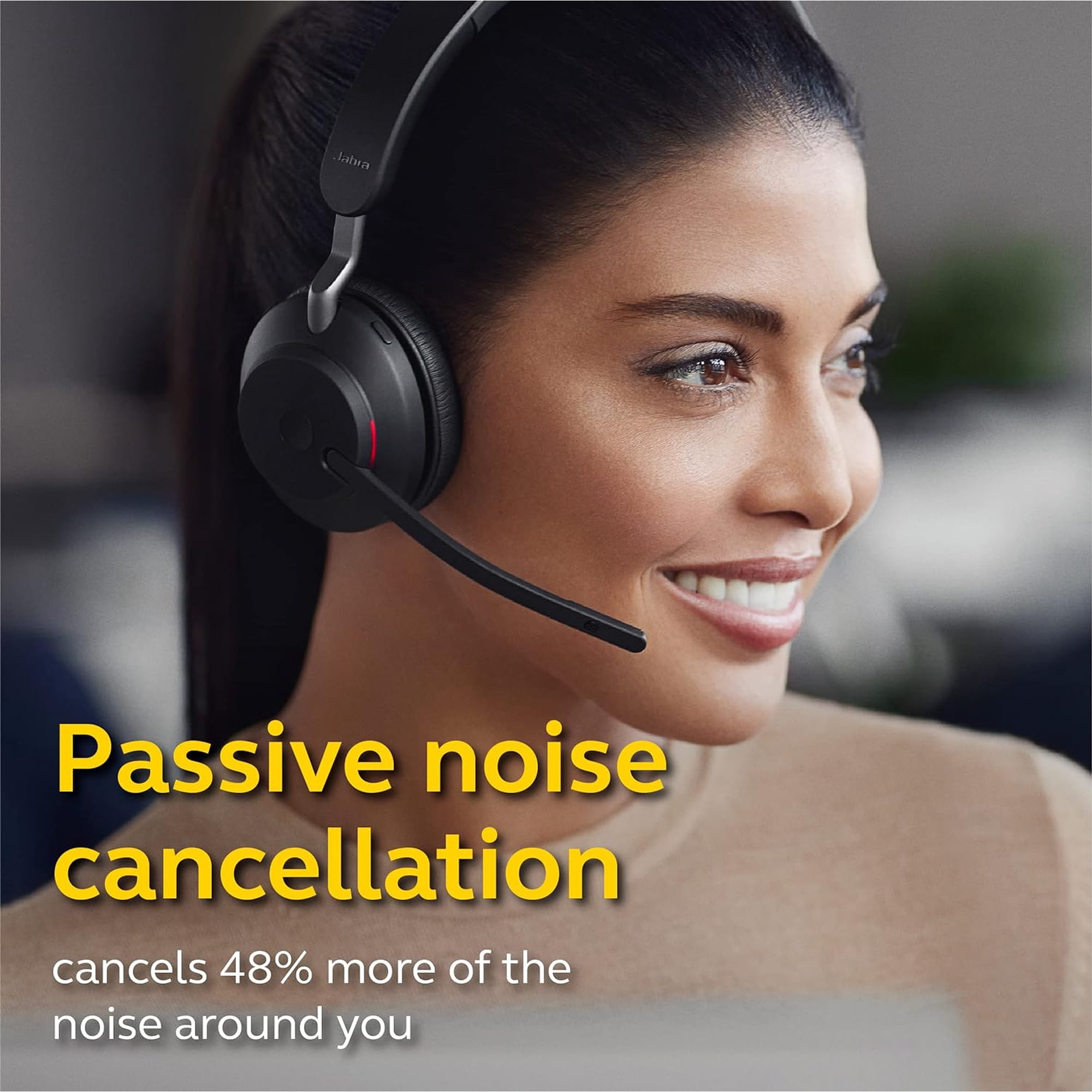 Jabra Evolve2 65 UC Mono (USB-A) Black Headset w/ 40mm Speakers (2659-988-9999)