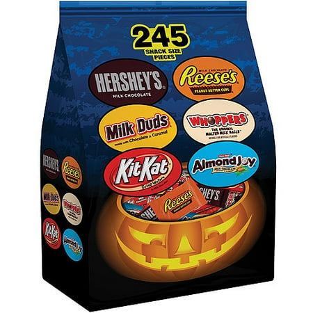 Hershey's Halloween Trunk or Treat Bag, 92.7 oz, 245 count