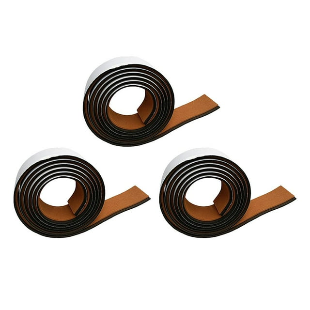 3x EVA Foam Faux Boat Teck Deck Sheet Pad Yacht Brown Strip, Autoadhesivo Y Antideslizante, 2400 X 58 X 6 Mm Cola Tira de borde de cubierta de teca para barcos