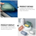 thumbnail image 5 of 4Pcs Portable Plastic Outdoor Travel Soap Box Soap Bar Holder Container Case, 5 of 5