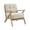 Sand, variant on Lexicon Ollen Fabric Upholstered Accent Chair in Sand