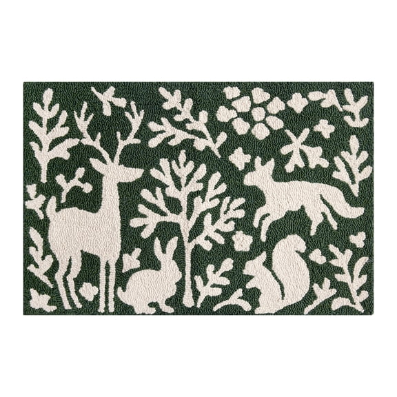 Holiday Time Woodland Accent Rug, 20 in x 30 in