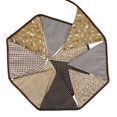 thumbnail image 4 of Paquete de 12 banderines triangulares de algodón de doble cara de 3,2 m para guardería, color marrón TUNC Sencillez, 4 of 5