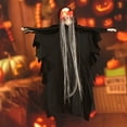thumbnail image 4 of Halloween Decorations Glowing Talking Hanging Prop Animated Scary Moving Halloween Decoration for Parties and Events, 4 of 7