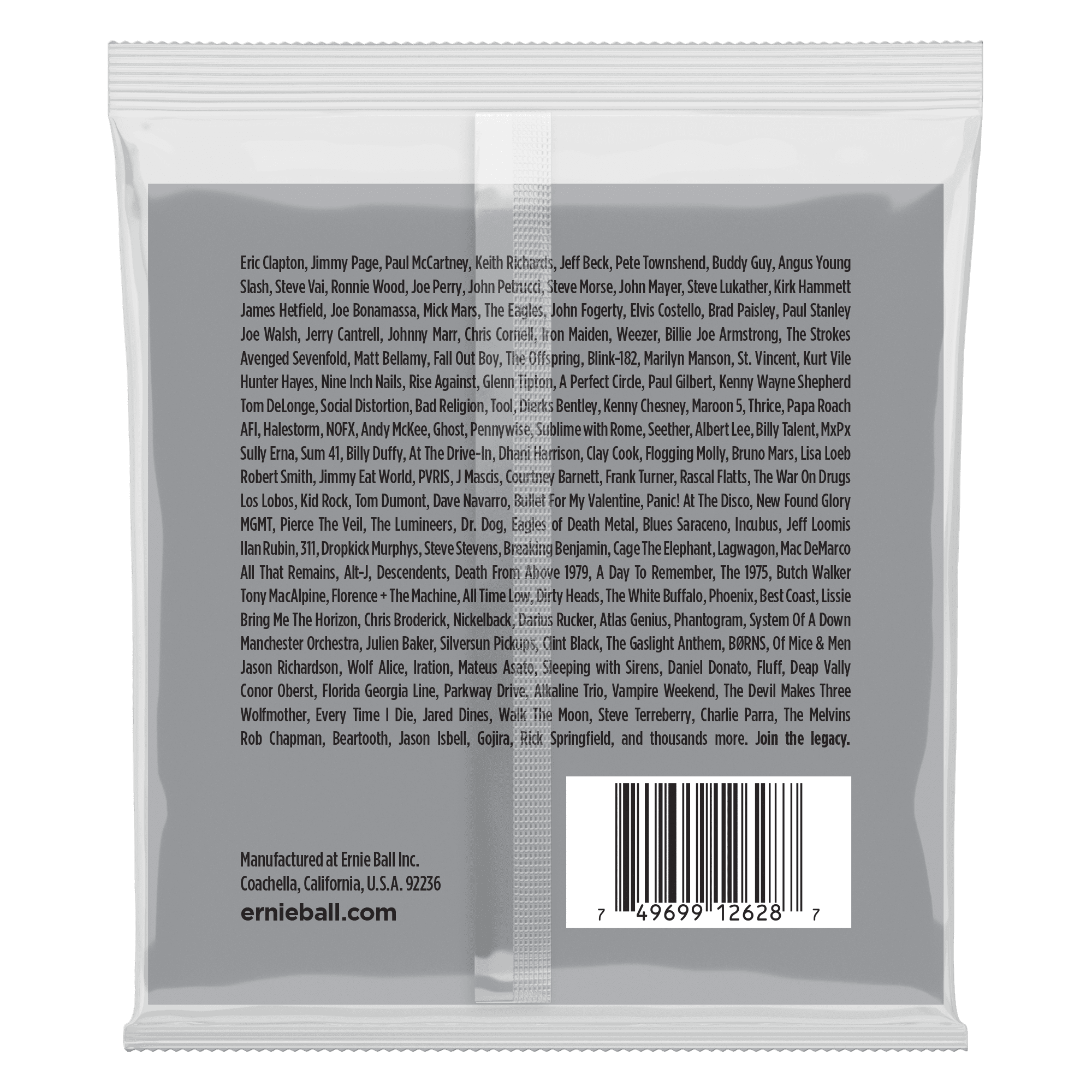 4 PACK Ernie Ball 2628 9-String Slinky Nickel Wound Electric Guitar Strings (9 - 105)
