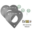 thumbnail image 4 of SXcggal For Nesting And Bird Extra Flight Hole For Nesting Boxes Including Screws 28+32mm Practical Basic Bird Feeders For Garden, 4 of 5