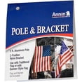 thumbnail image 3 of Annin 2.5'x4' U.S. Banner with Aluminum Pole and Bracket Value Bundle, 3 of 3