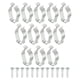 thumbnail image 1 of T8 Clips Soporte Colgador Fluorescente Tubo Luz Accesorio Soporte U Forma Abrazaderas con Tornillos para LED Bombillas Techo Lámpara, Acero Paquete de 12, 1 of 5