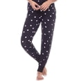 thumbnail image 3 of Honeydew Womens Printed Pajama Pants Only,1-Piece Size Medium Color Black Hearts, 3 of 3