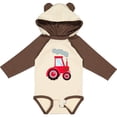 thumbnail image 3 of Inktastic Fun Red Tractor Boys or Girls Long Sleeve Baby Bodysuit, 3 of 5