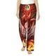 thumbnail image 1 of Balery Red Leaf Flame Fox Pantalones de pijama para mujer, pijamas ultraligeros, pantalones de estar por casa-XX-Large, 1 of 6
