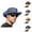 Navy, variant on Hats for Men Summer Jazz Fedora Sun Hat Straw Wide Brim Baseball Cap Style Outdoor Travel Beach Baseball Hat for Men Fishing