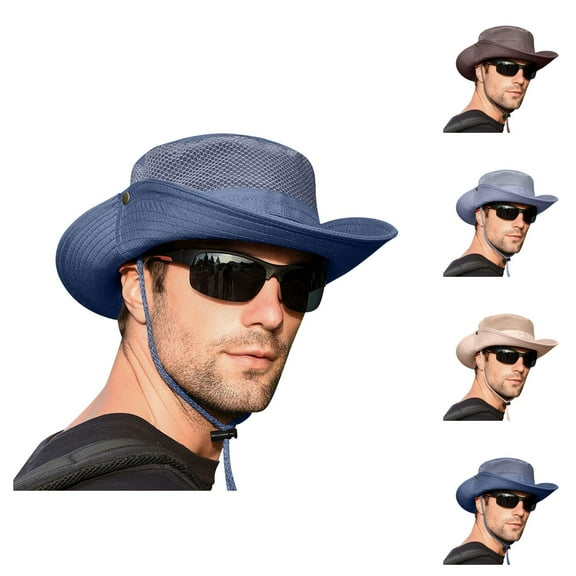 Hats for Men Summer Jazz Fedora Sun Hat Straw Wide Brim Baseball Cap Style Outdoor Travel Beach Baseball Hat for Men Fishing