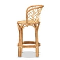 thumbnail image 4 of bali & pari Diana Rattan BOHO Counter Stool, Natural, 4 of 8