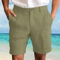 thumbnail image 2 of Summer Shorts For Men Casual Plus Size Line Short Elastic Waist With Drawstring, 2 of 7
