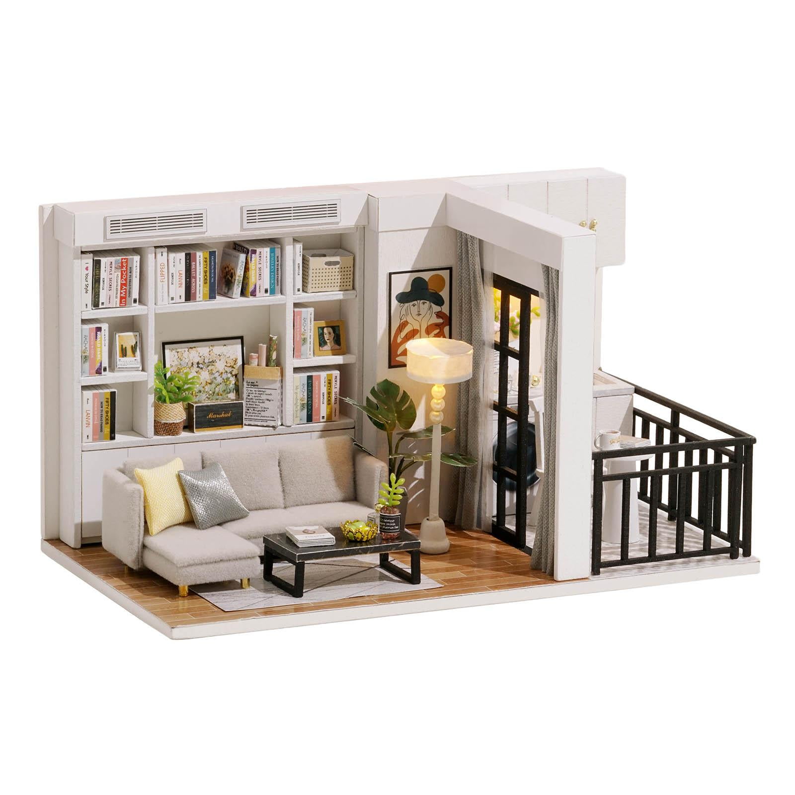Book Shelf Furniture. Dolls House Miniature 