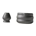 thumbnail image 4 of 2 cuencos de matcha con soporte para batidor de porcelana para familiares y amigos amantes del té. negro, 4 of 9