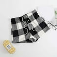 thumbnail image 2 of DHFJKG Women Winter Fuzzy Pajama Plaid Shorts Elastic Drawstring Pyjama Casual Loose Fit Shorts Sleep Trendy Trousers, 2 of 5