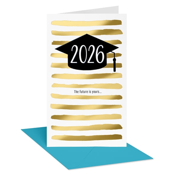 American Greetings Graduation Money/Gift Card Holder for Class of 2026 Graduate (The Future is Yours)