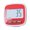 Red, variant on Distance Readout Pedometer with Large Screen for Walking Use